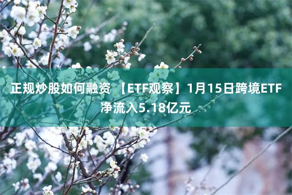 正规炒股如何融资 【ETF观察】1月15日跨境ETF净流入5.18亿元